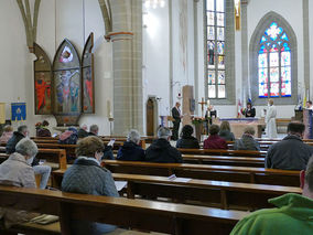 Ökumenischer Gottesdienst in St. Crescentius anlässlich des 3. Ökumenischen Kirchentags (Forto: Karl-Franz Thiede)